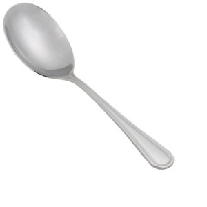 01 Gotham Stainless Short Serving Spoon (9'')