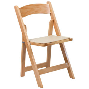 01 Resin Folding Chair - natural