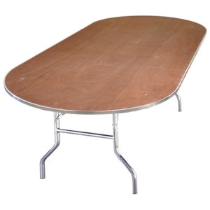 04 Oval Table 6-8'
