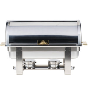 10 Stainless Chafer (8 qt Rectangle Roll Top)